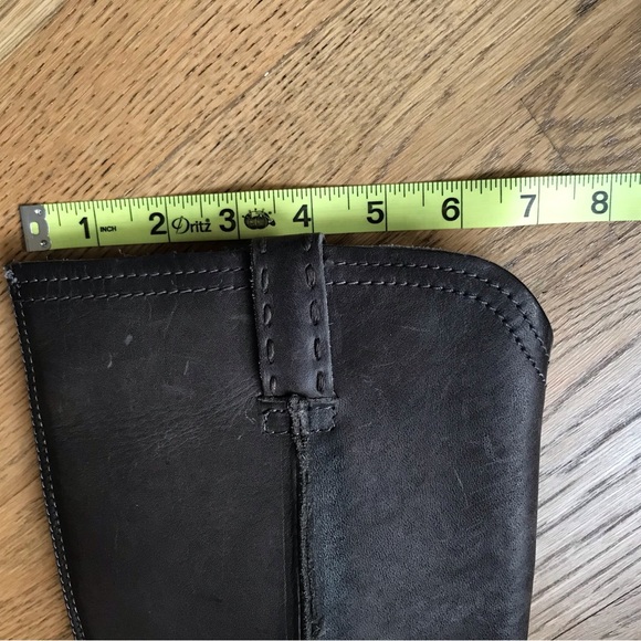 Frye leather pull on riding boots - Picture 15 of 16